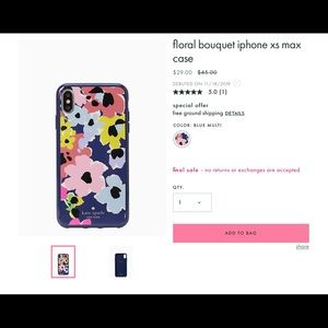 Kate Spade iPhone XS Max case